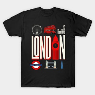 London souvenir  cool landmarks gift T-Shirt